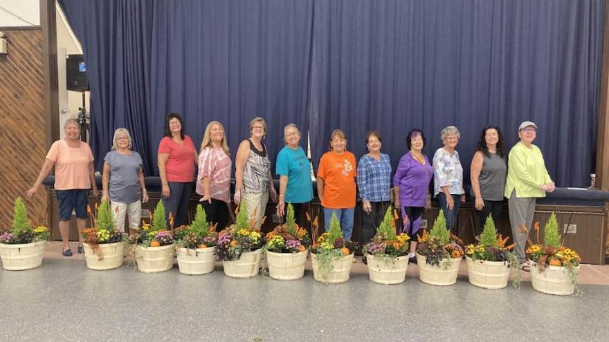 Elder fall basket making